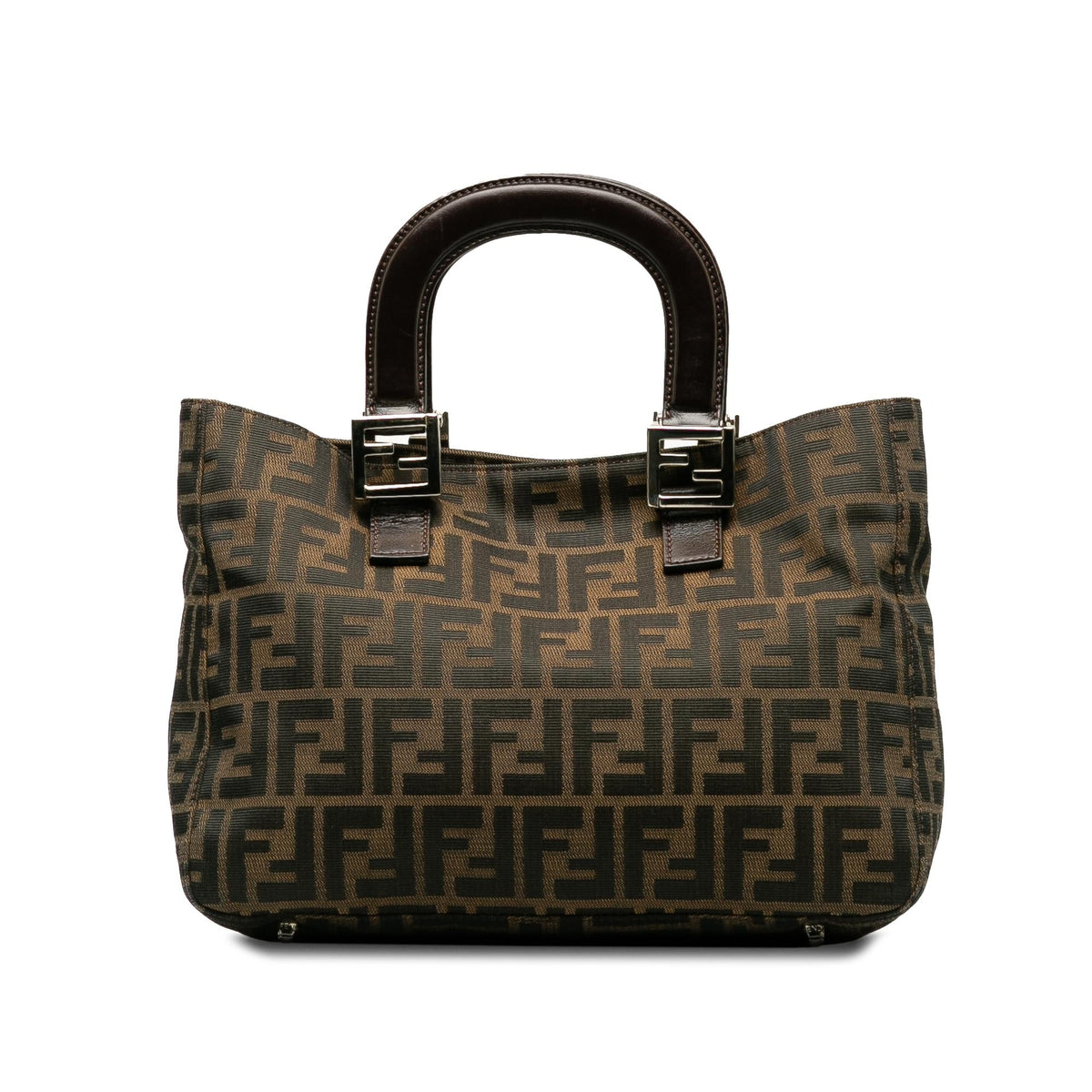 Fendi Small Zucca Canvas Twins Tote Rovelle Bags