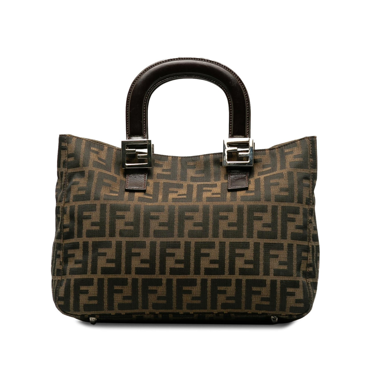 Fendi Small Zucca Canvas Twins Tote Rovelle Bags