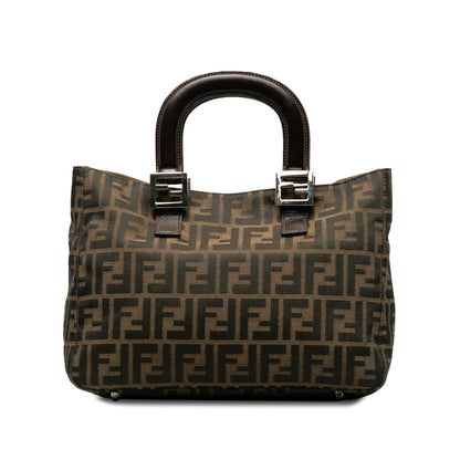 Fendi Small Zucca Canvas Twins Tote Rovelle Bags