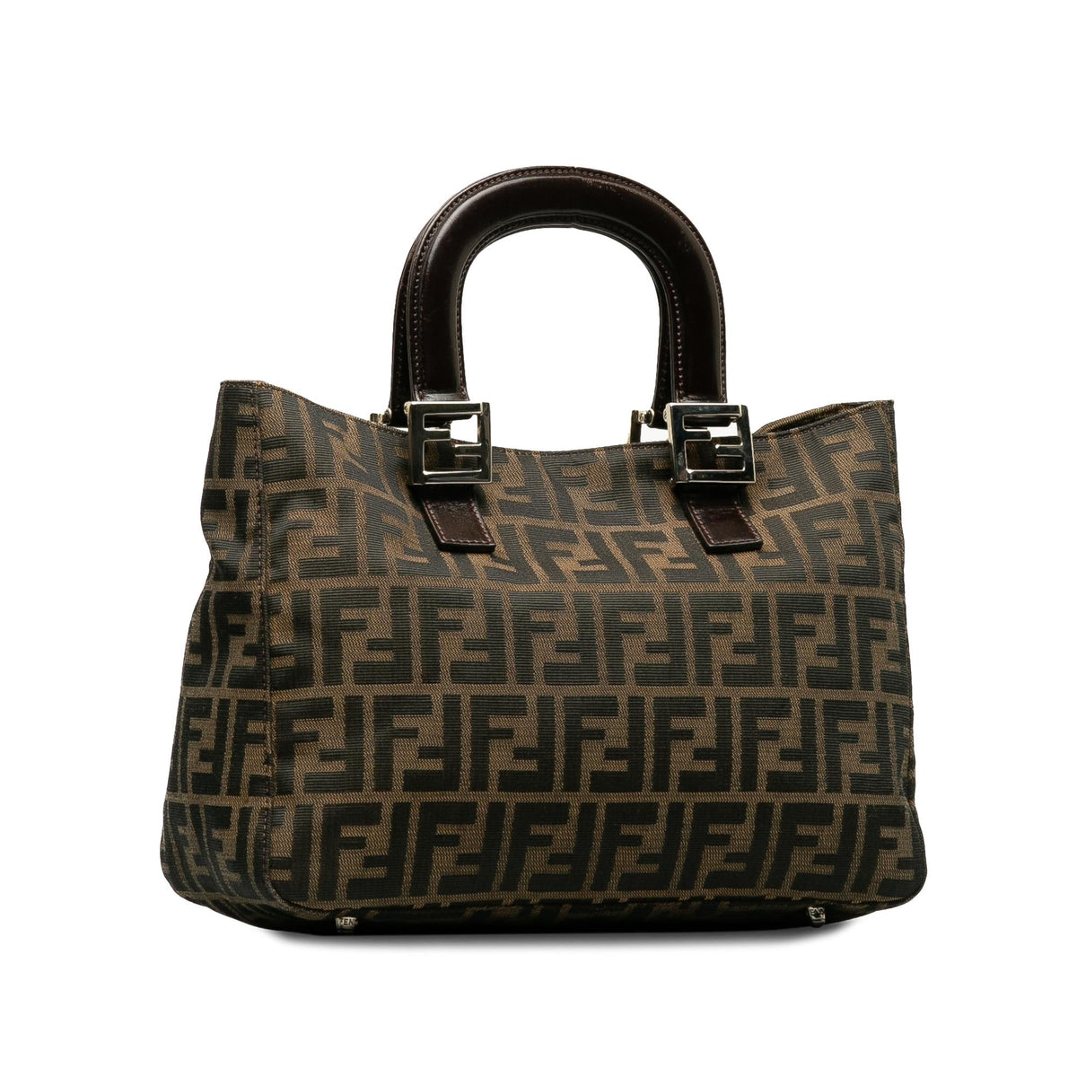 Fendi Small Zucca Canvas Twins Tote Rovelle Bags