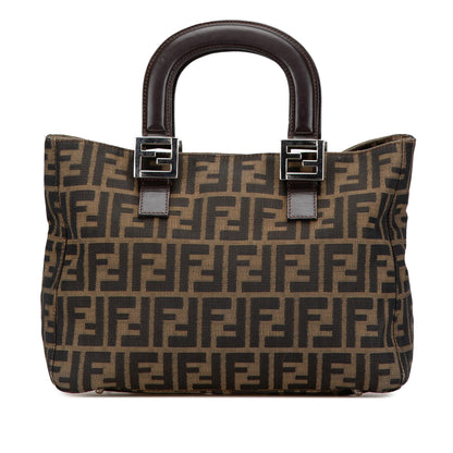 Fendi Tote Canvas Red Tote Bag Rovelle Bags