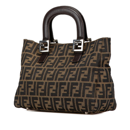 Fendi Tote Canvas Red Tote Bag Rovelle Bags