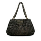 Fendi Small Zucca Metallic Canvas Mia Shoulder Bag Rovelle Bags