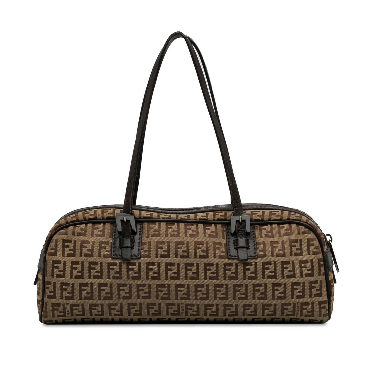 Fendi Small Zucchino Canvas Handbag (SHG-fba6xB) Rovelle Bags
