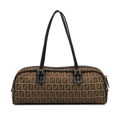 Fendi Small Zucchino Canvas Handbag (SHG-fba6xB) Rovelle Bags