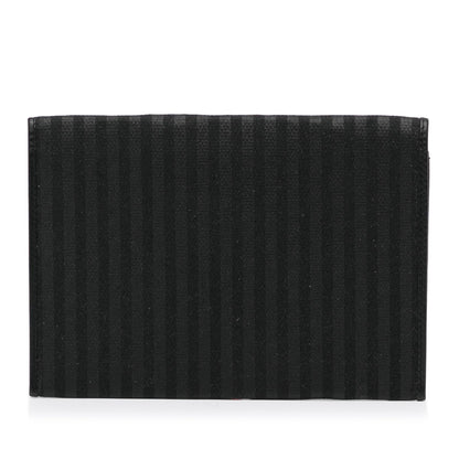 Fendi Striped Canvas Clutch (SHG-LK4Iq8) Rovelle Bags