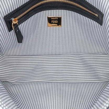 Fendi Striped Jersey Baguette Satchel Rovelle Bags