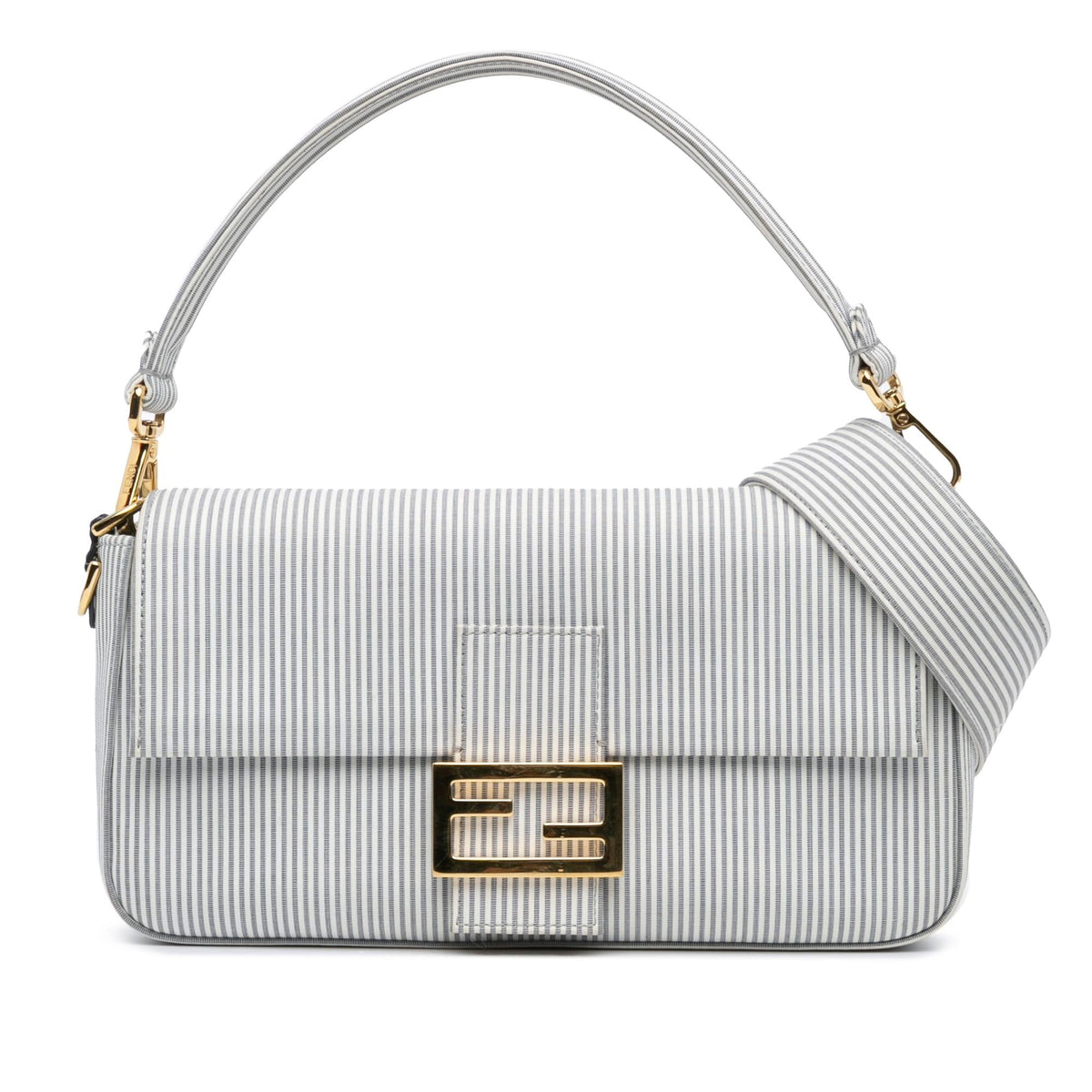 Fendi Baguette Canvas Red Shoulder Bag Style 2 Rovelle Bags