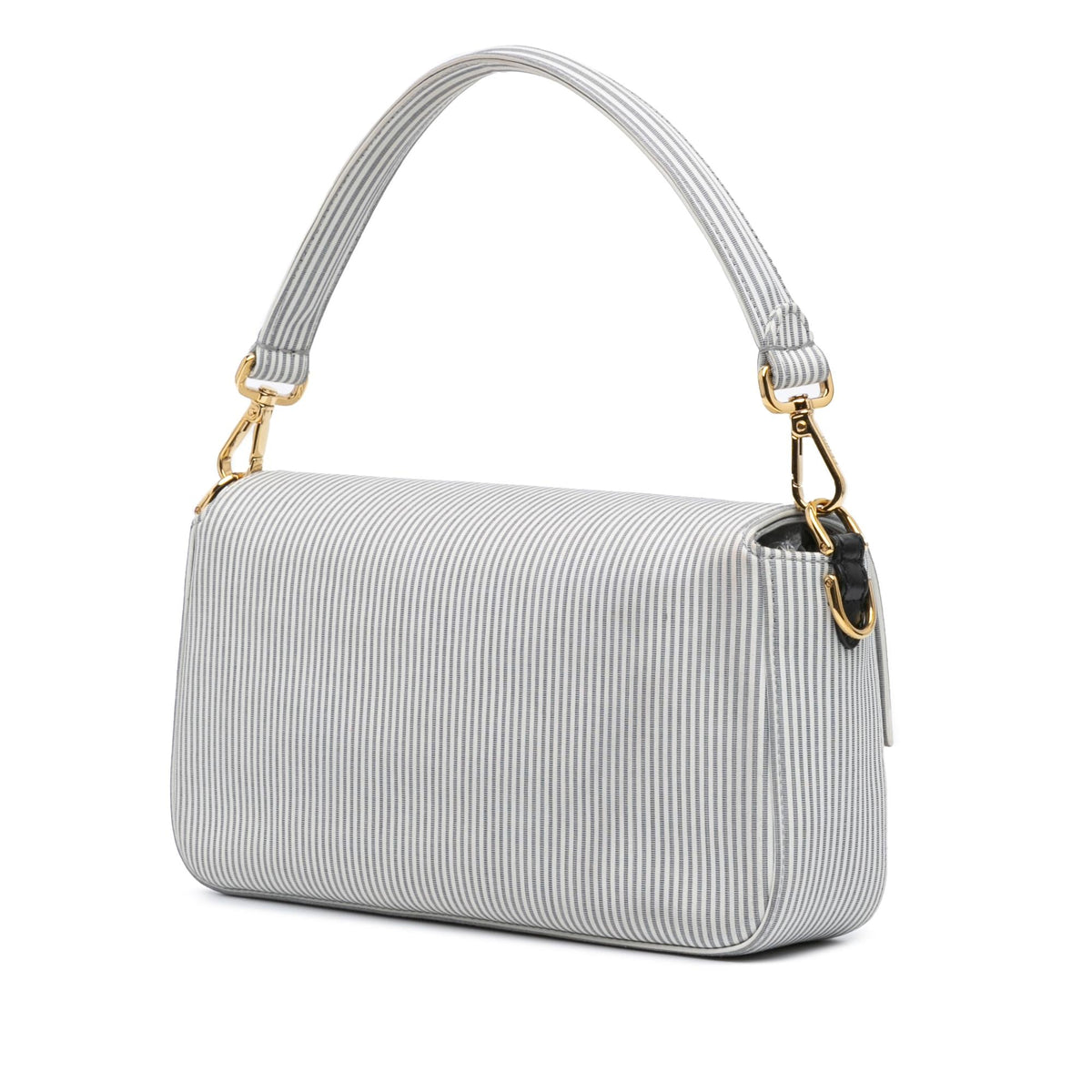 Fendi Embossed Vitello Logo Small Belt Bag Rovelle Bags