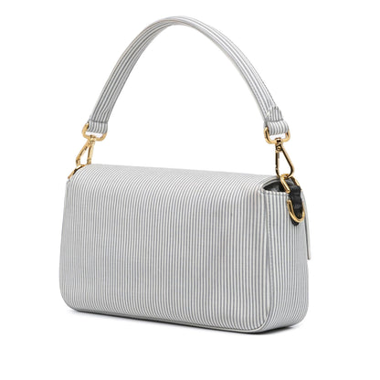 Fendi Embossed Vitello Logo Small Belt Bag Rovelle Bags