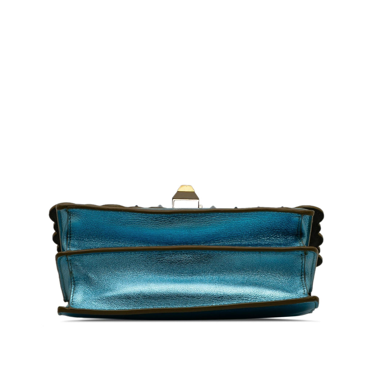 Fendi Studded Scalloped Kan I Crossbody (SHG-CeGCcL) Rovelle Bags