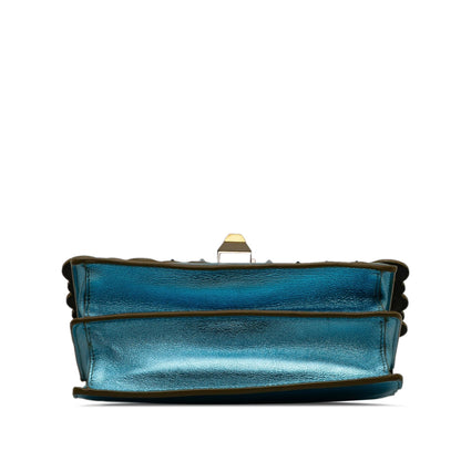Fendi Studded Scalloped Kan I Crossbody (SHG-CeGCcL) Rovelle Bags