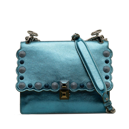 Fendi Studded Scalloped Kan I Crossbody (SHG-CeGCcL) Rovelle Bags