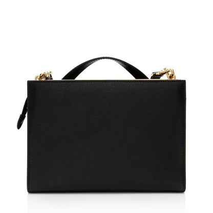 Fendi Studded Vitello Elite Demi Jour Monster Satchel (SHF-eH7Qgz) Rovelle Bags