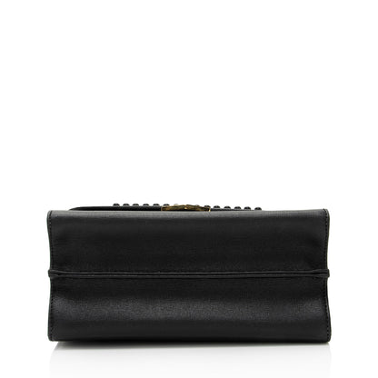 Fendi Studded Vitello Elite Demi Jour Monster Satchel (SHF-eH7Qgz) Rovelle Bags