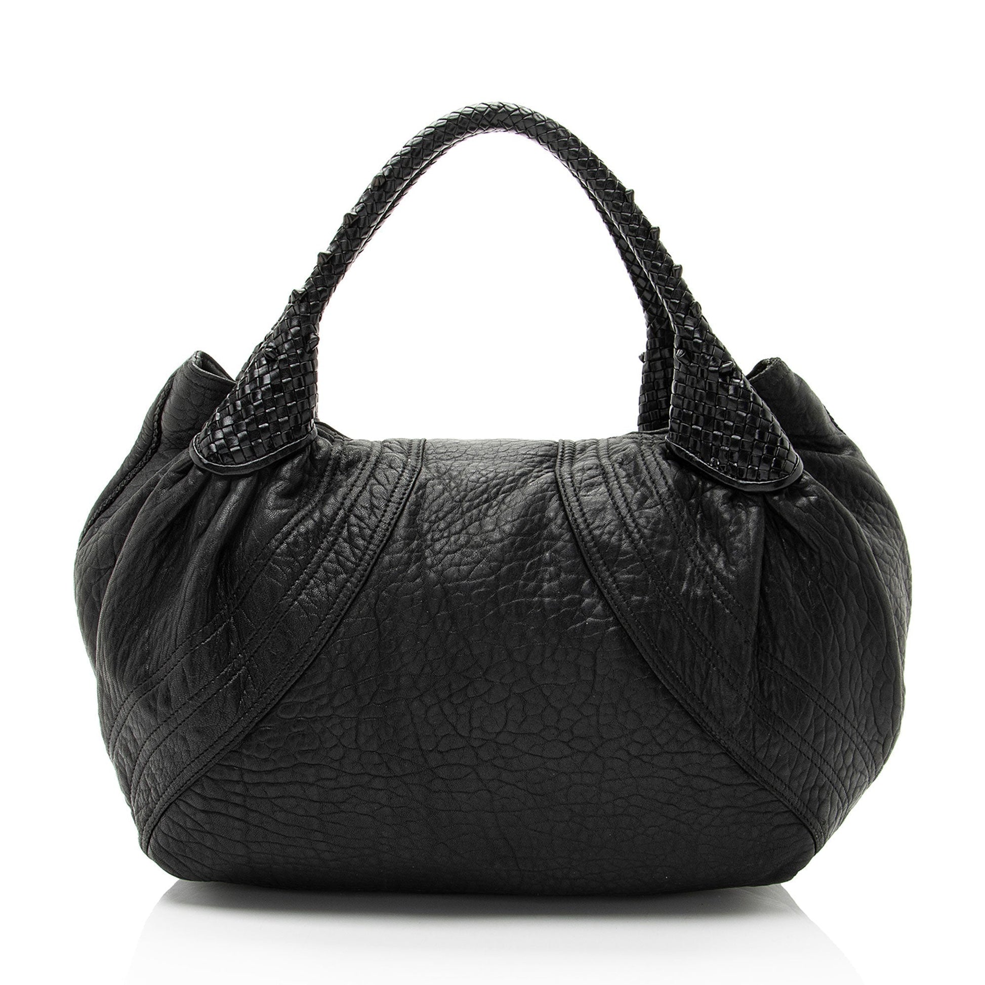 Fendi Perforated FF Calfskin Chef Small Bag Rovelle Bags