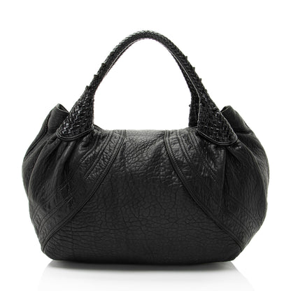 Fendi Perforated FF Calfskin Chef Small Bag Rovelle Bags