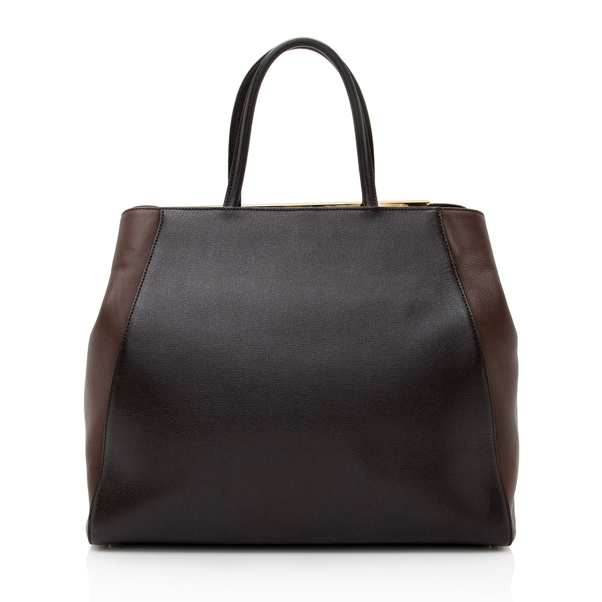 Fendi Vitello Calfskin 2Jours Elite Large Tote (SHF-22596) Rovelle Bags