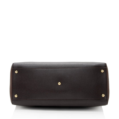 Fendi Vitello Calfskin 2Jours Elite Large Tote (SHF-22596) Rovelle Bags