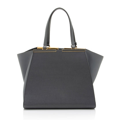 Fendi Vitello Elite 3Jours Large Tote (SHF-rTvp8O) Rovelle Bags