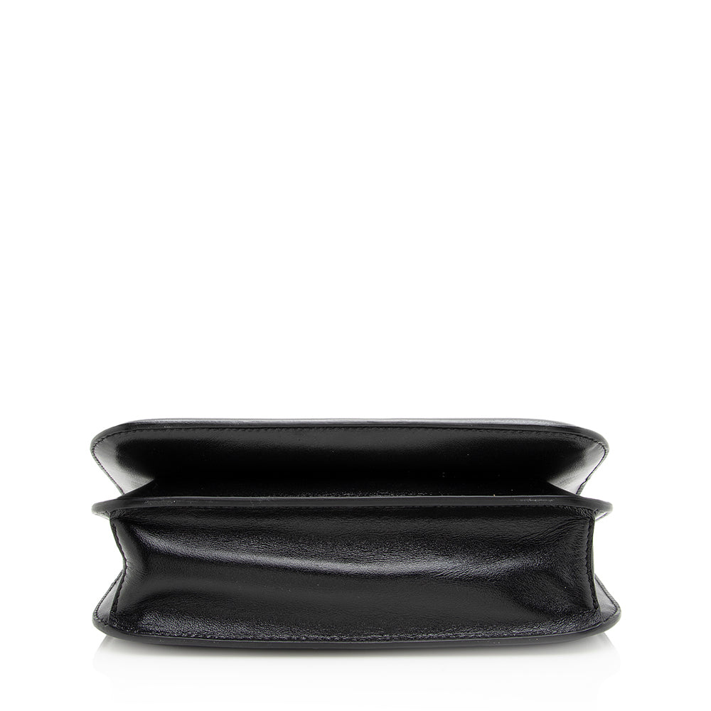 Fendi Vitello Glacier Leather Karligraphy Pocket Shoulder Bag (SHF-19815) Rovelle Bags