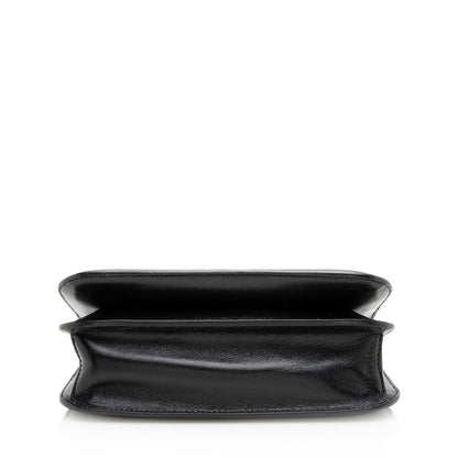 Fendi Vitello Glacier Leather Karligraphy Pocket Shoulder Bag (SHF-19815) Rovelle Bags