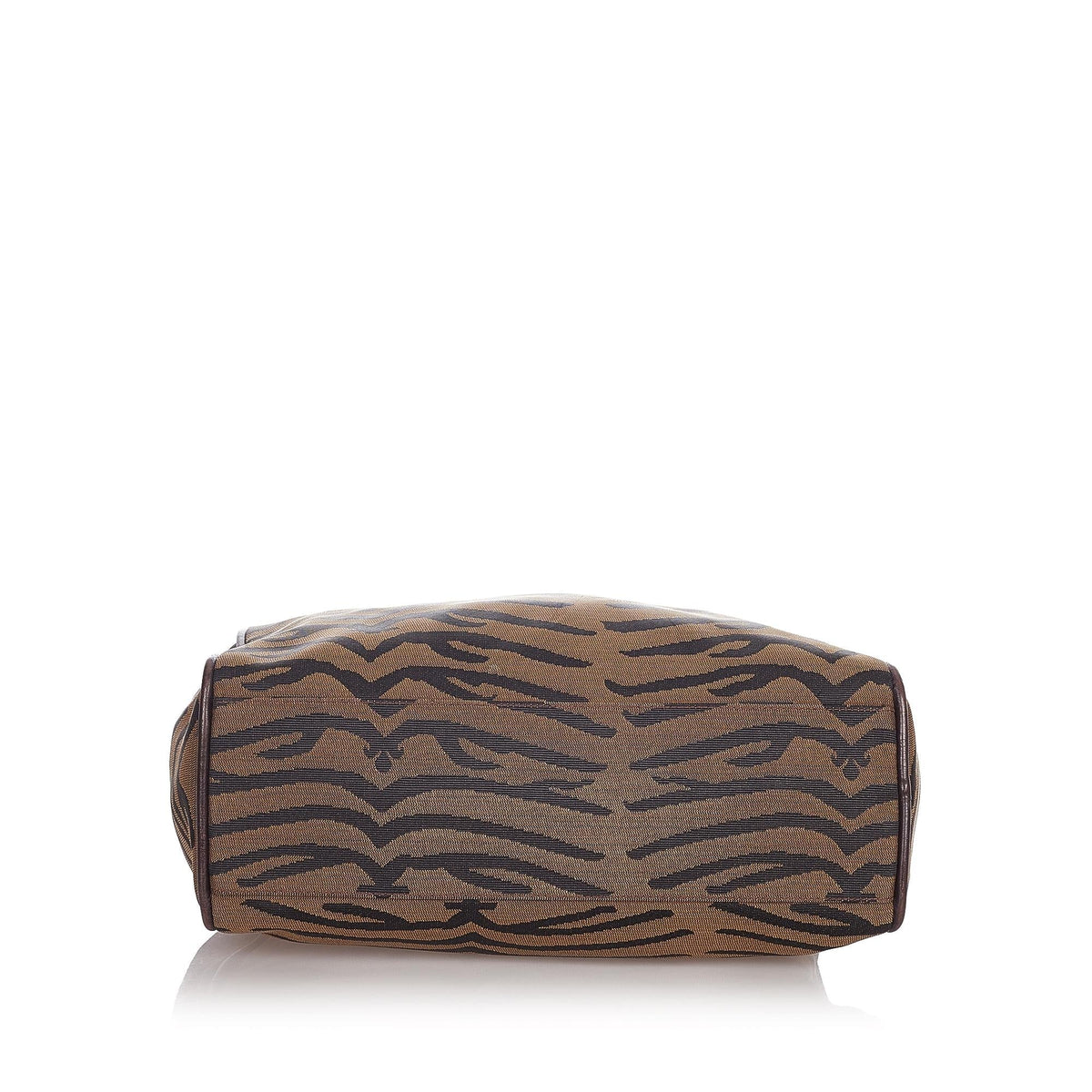 Fendi Zebra Print Canvas Handbag (SHG-23929) Rovelle Bags