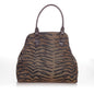 Fendi Zebra Print Canvas Handbag (SHG-23929) Rovelle Bags