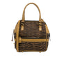 Fendi Zebra Print Canvas Satchel (SHG-osFG5D) Rovelle Bags