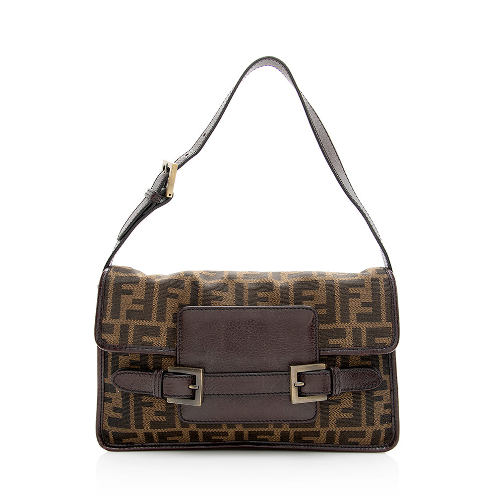 Fendi Zucca B Bis Shoulder Bag (SHF-20465) Rovelle Bags
