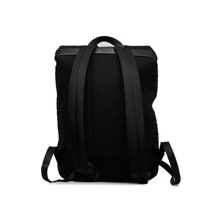Fendi Zucca Buckle Flap Backpack (SHG-CXXC0L) Rovelle Bags