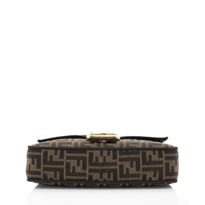 Fendi Zucca Calfskin Baguette Shoulder Bag (SHF-J0QlAm) Rovelle Bags