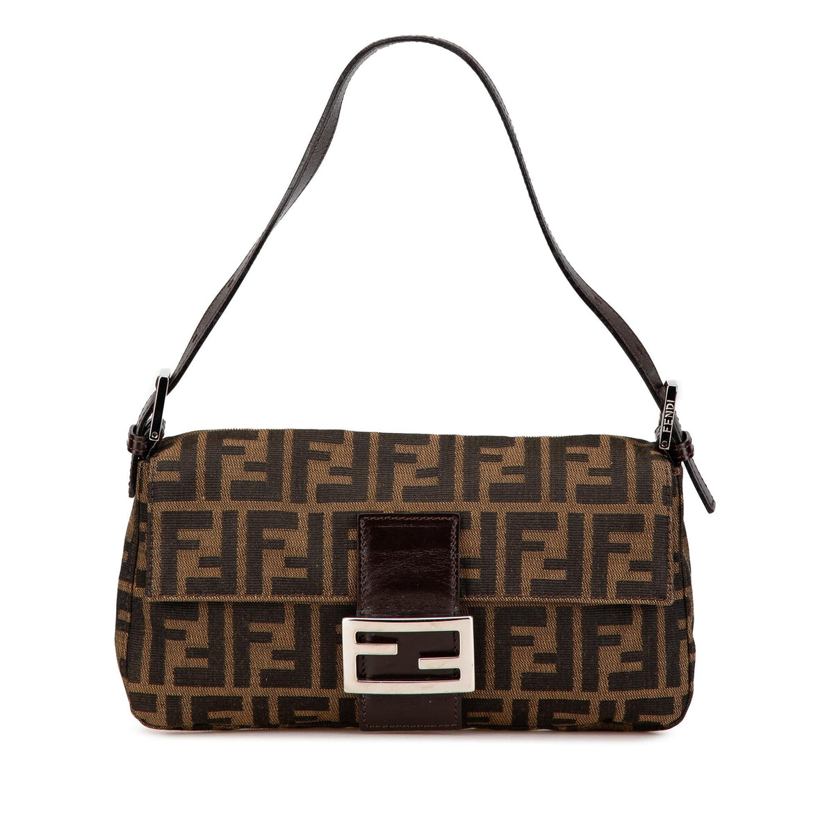 Fendi Baguette Canvas Red Shoulder Bag Style 4 Rovelle Bags