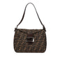 Fendi Zucca Canvas Double Flap Mamma Shg-D31Esp Rovelle Bags