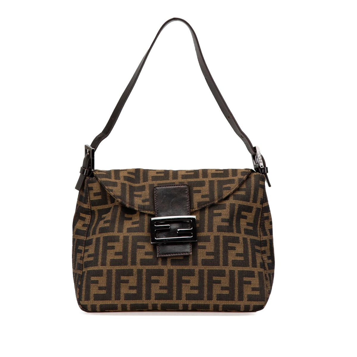 Fendi Zucca Canvas Double Flap Mamma Shg-Kjxsjw Rovelle Bags