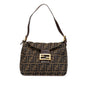 Fendi Zucca Canvas Double Flap Shoulder Bag Shg-Yawuve Rovelle Bags