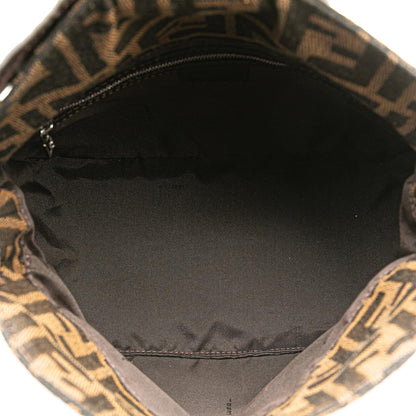Fendi Zucca Canvas Double Flap Shoulder Bag Rovelle Bags