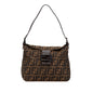 Fendi Zucca Canvas Double Flap Shoulder Bag Rovelle Bags