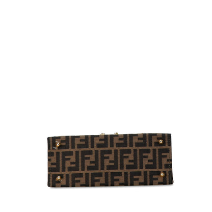 Fendi Zucca Canvas Front Pocket Tote Rovelle Bags