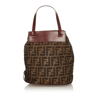 Fendi Zucca Canvas Handbag (SHG-26292) Rovelle Bags