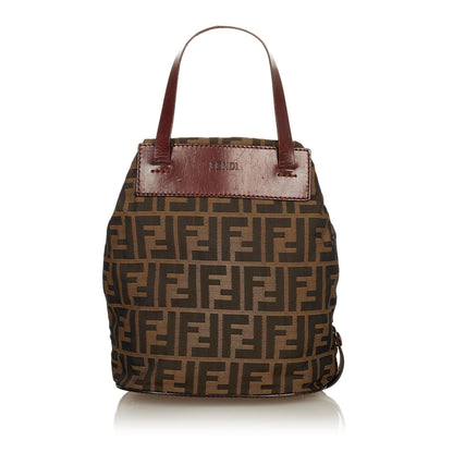 Fendi Zucca Canvas Handbag (SHG-26292) Rovelle Bags