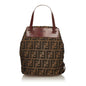 Fendi Zucca Canvas Handbag (SHG-26292) Rovelle Bags