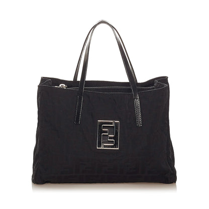 Fendi Zucca Canvas Handbag (SHG-28120) Rovelle Bags