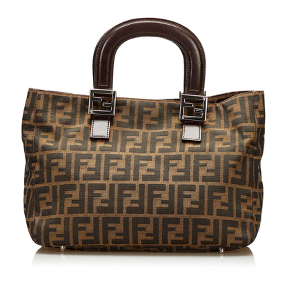 Fendi Zucca Canvas Handbag (SHG-35839) Rovelle Bags