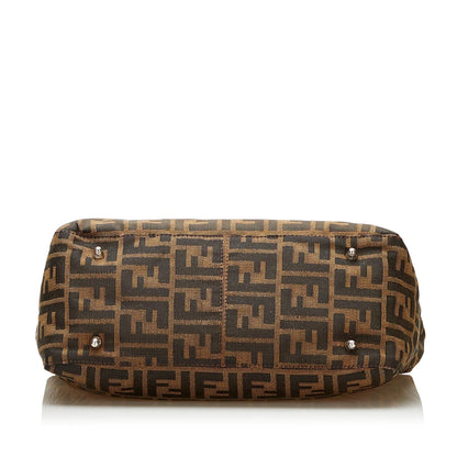 Fendi Zucca Canvas Handbag (SHG-35839) Rovelle Bags