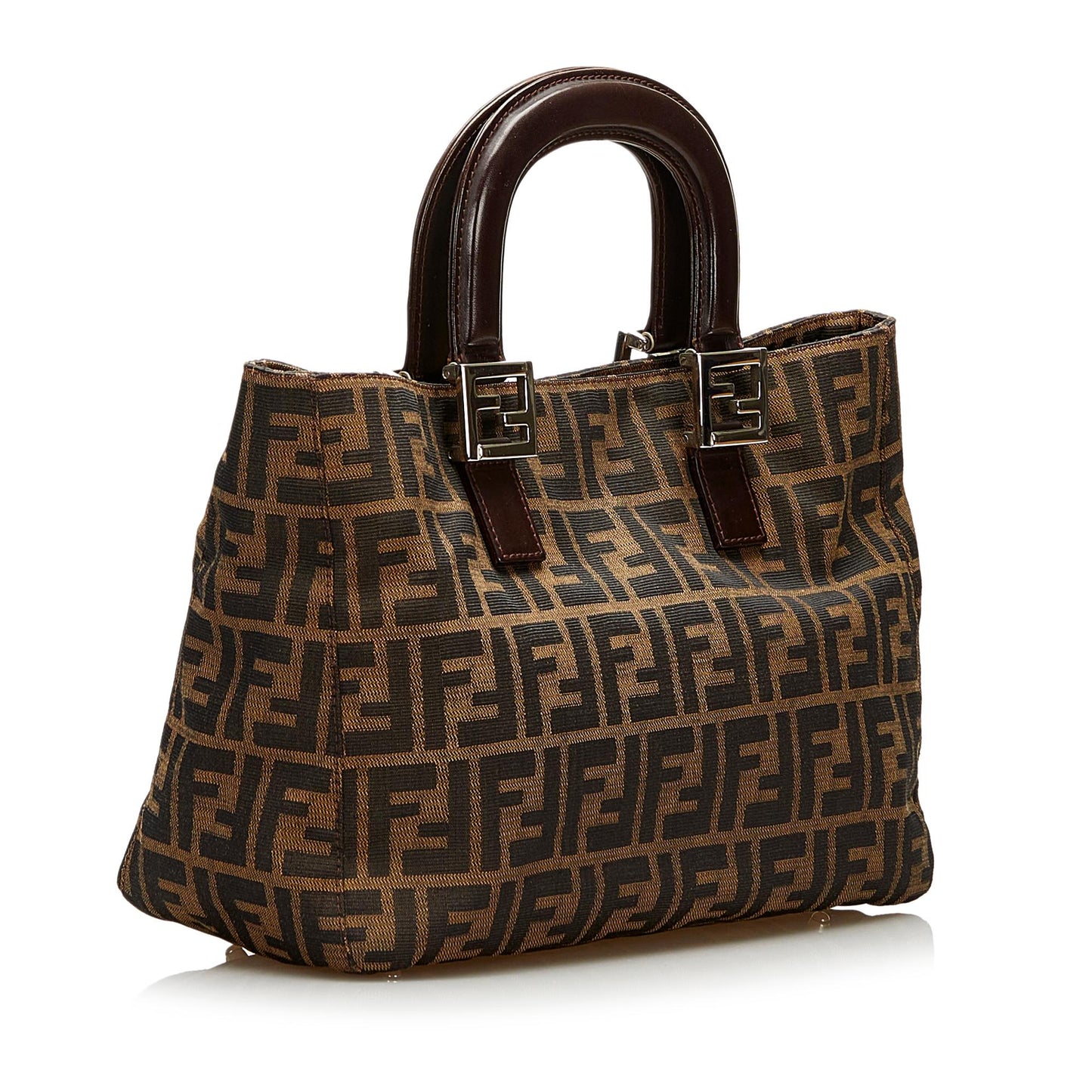 Fendi Zucca Canvas Handbag (SHG-35839) Rovelle Bags