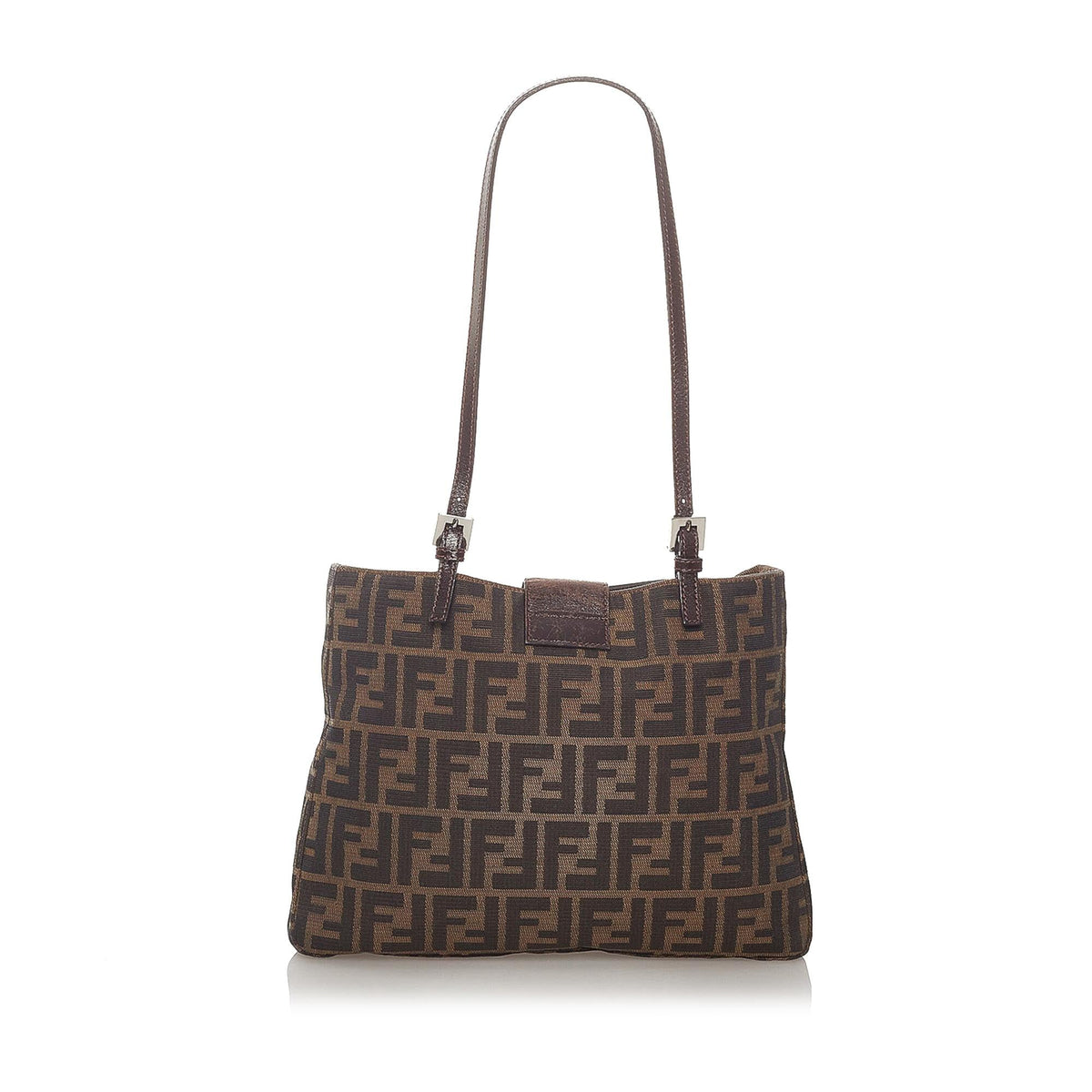 Fendi Zucca Canvas Shoulder Bag (SHG-28055) Rovelle Bags