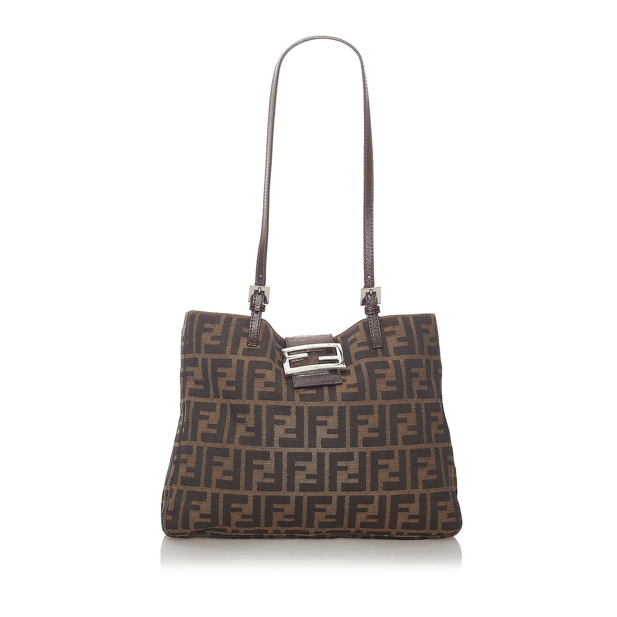 Fendi Zucca Canvas Shoulder Bag (SHG-28055) Rovelle Bags