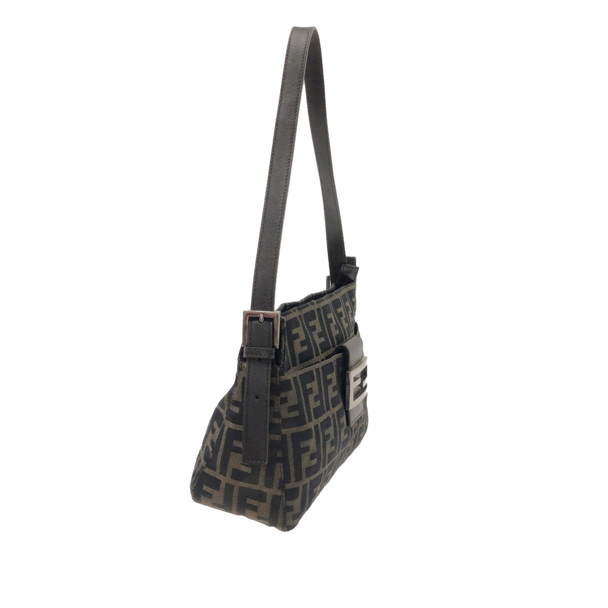 Fendi Zucca Canvas Shoulder Bag (SHG-foDLjp) Rovelle Bags