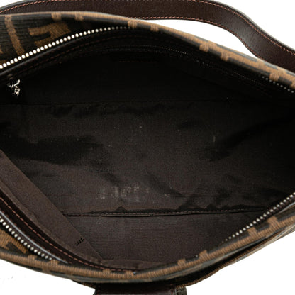 Fendi Zucca Canvas Shoulder Bag (SHG-7QcrUN) Rovelle Bags